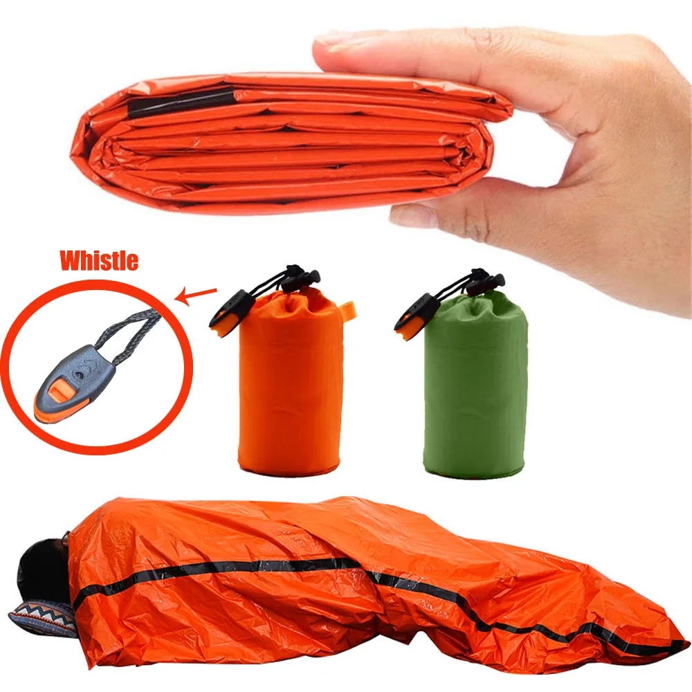 Bivy Bag Emergency - Przenośny wodoodporny śpiwór ratunkowy Piesze wycieczki