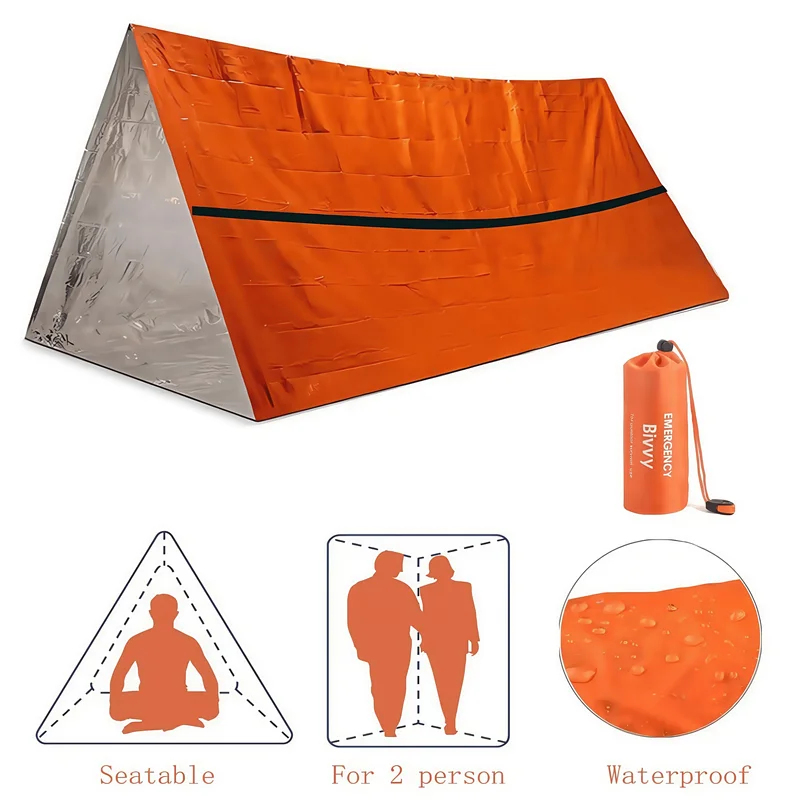 Bivy Bag Emergency - Namiot Bivakowy Termiczny Wodoodporny z Mylaru