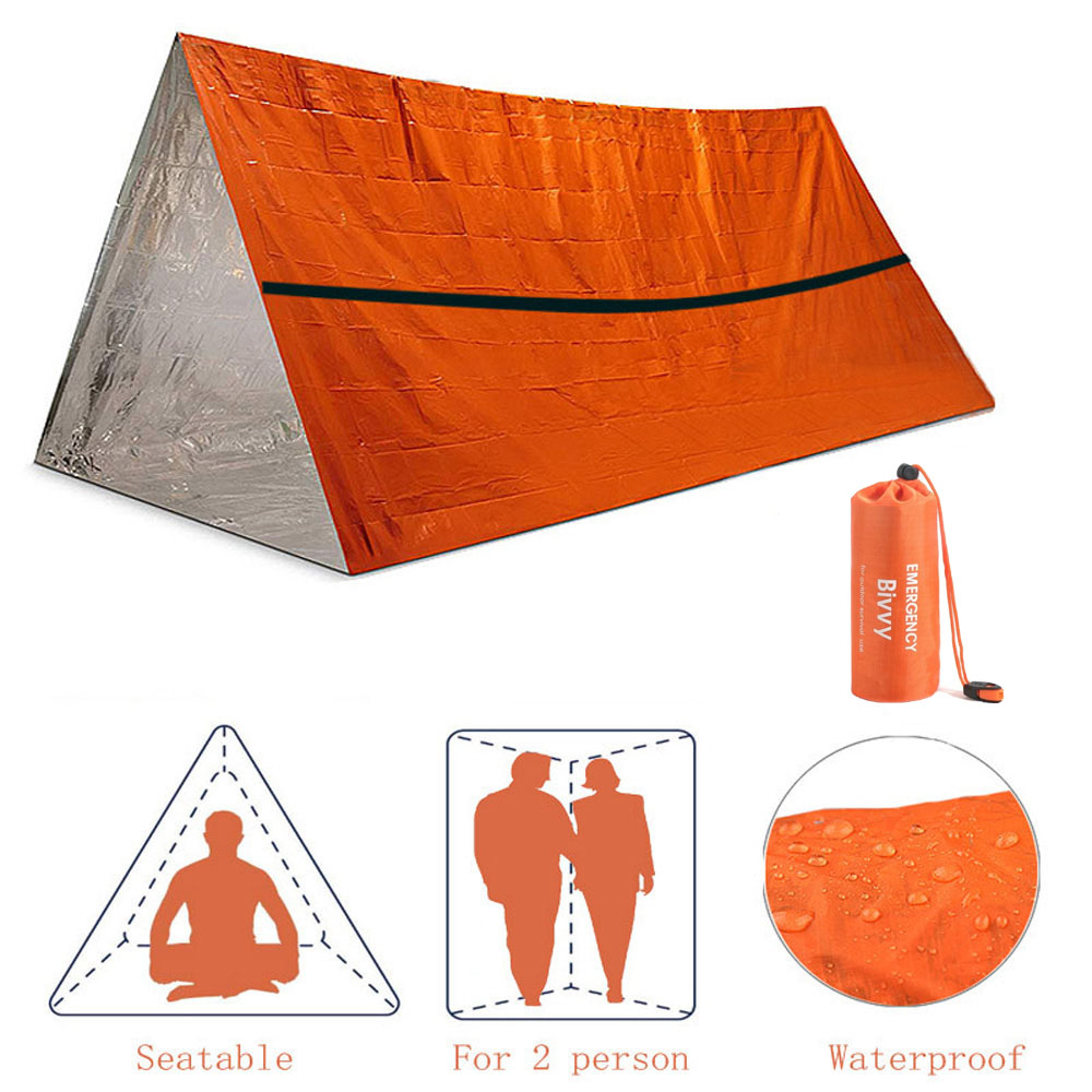 Bivy Bag Emergency - 2-osobowy schron awaryjny Bivy zestaw namiotów