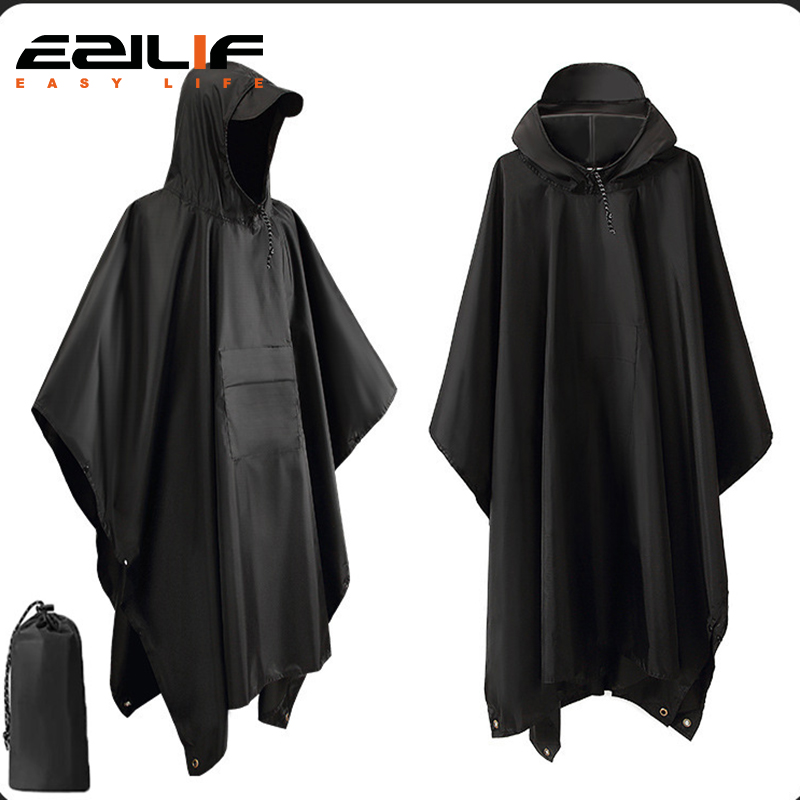Emergency Poncho Rain - Wielofunkcyjna kurtka przeciwdeszczowa 3 w 1