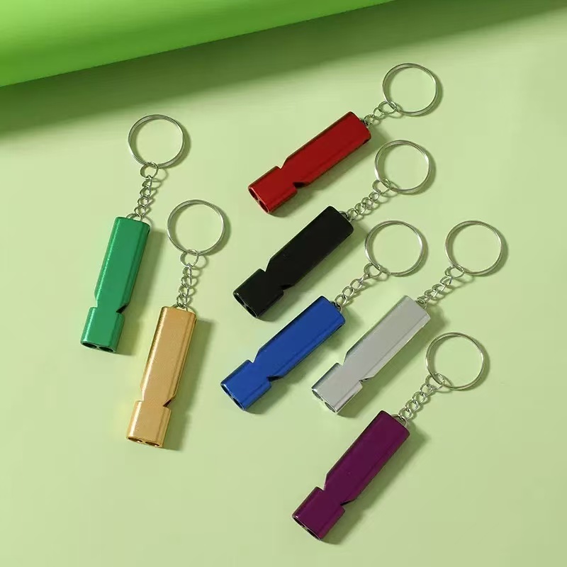Emergency Whistle Loud - 1/2 szt. Losowy Kolor Jednootworowy/Dwuoportowy &