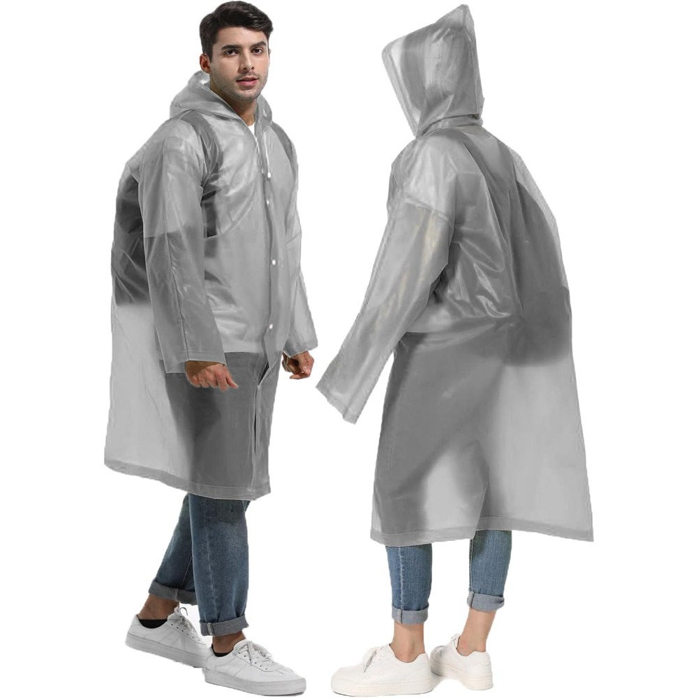 Emergency Poncho Rain - Wodoodporny płaszcz przeciwdeszczowy Outdoor Hiking Przenośny