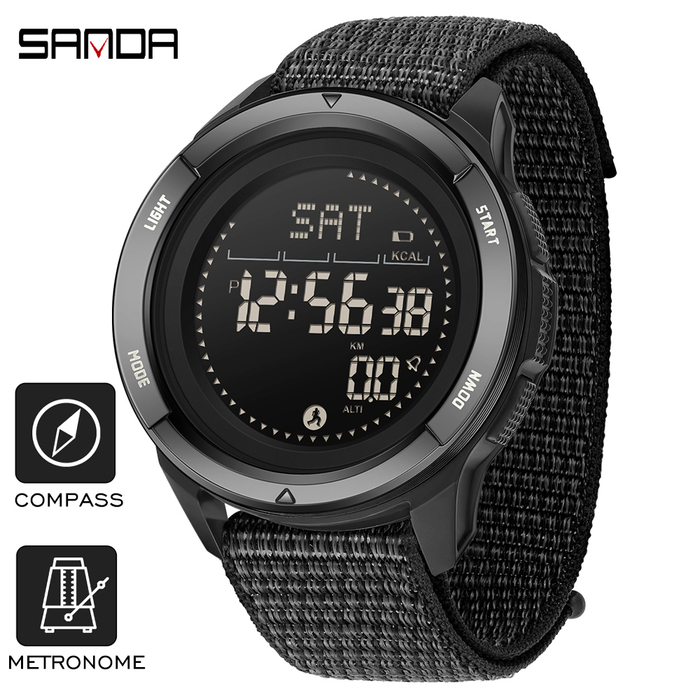 SANDA marka zegarki elektronic – Compass Lensatic recenzja i cena