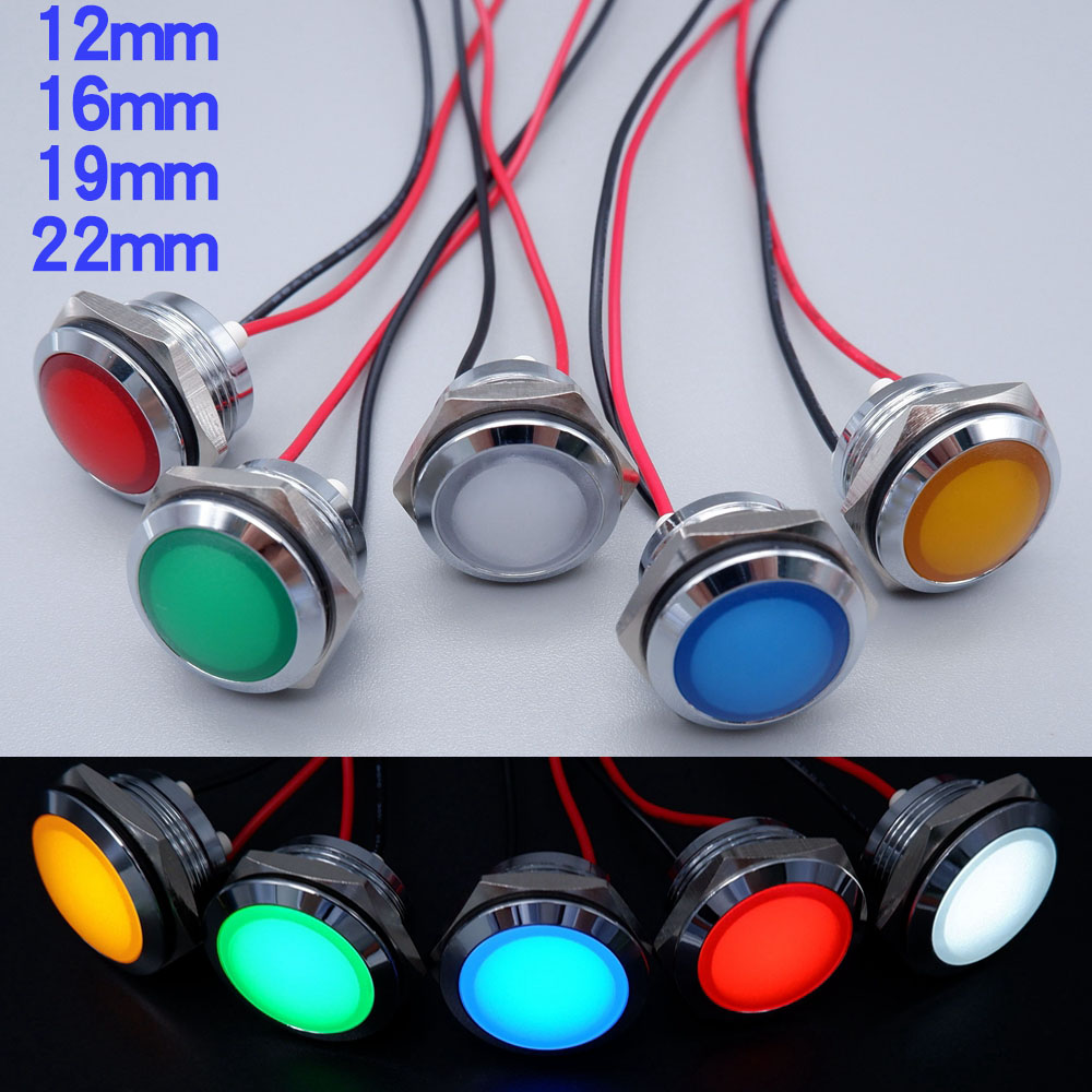 Metalowa lampka kontrolna LED  – Signal Panel Orange recenzja i cena