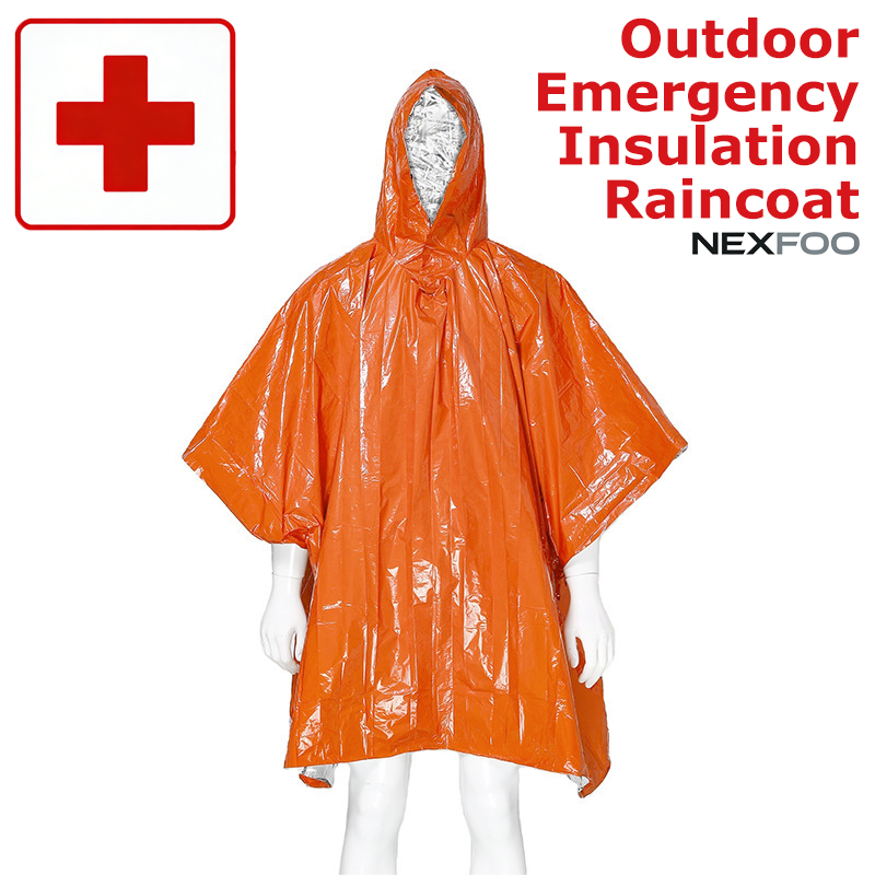 Wielofunkcyjne poncho przeciwd – Emergency Poncho Rain recenzja i cena