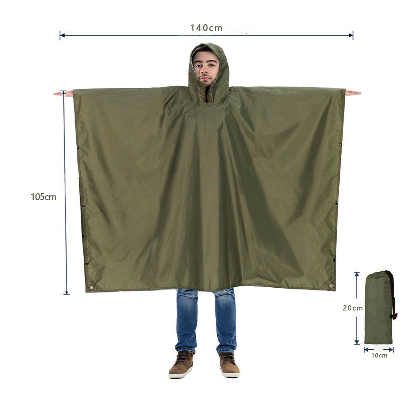 Wytrzymałe poncho przeciwdeszc – Emergency Poncho Rain recenzja i cena