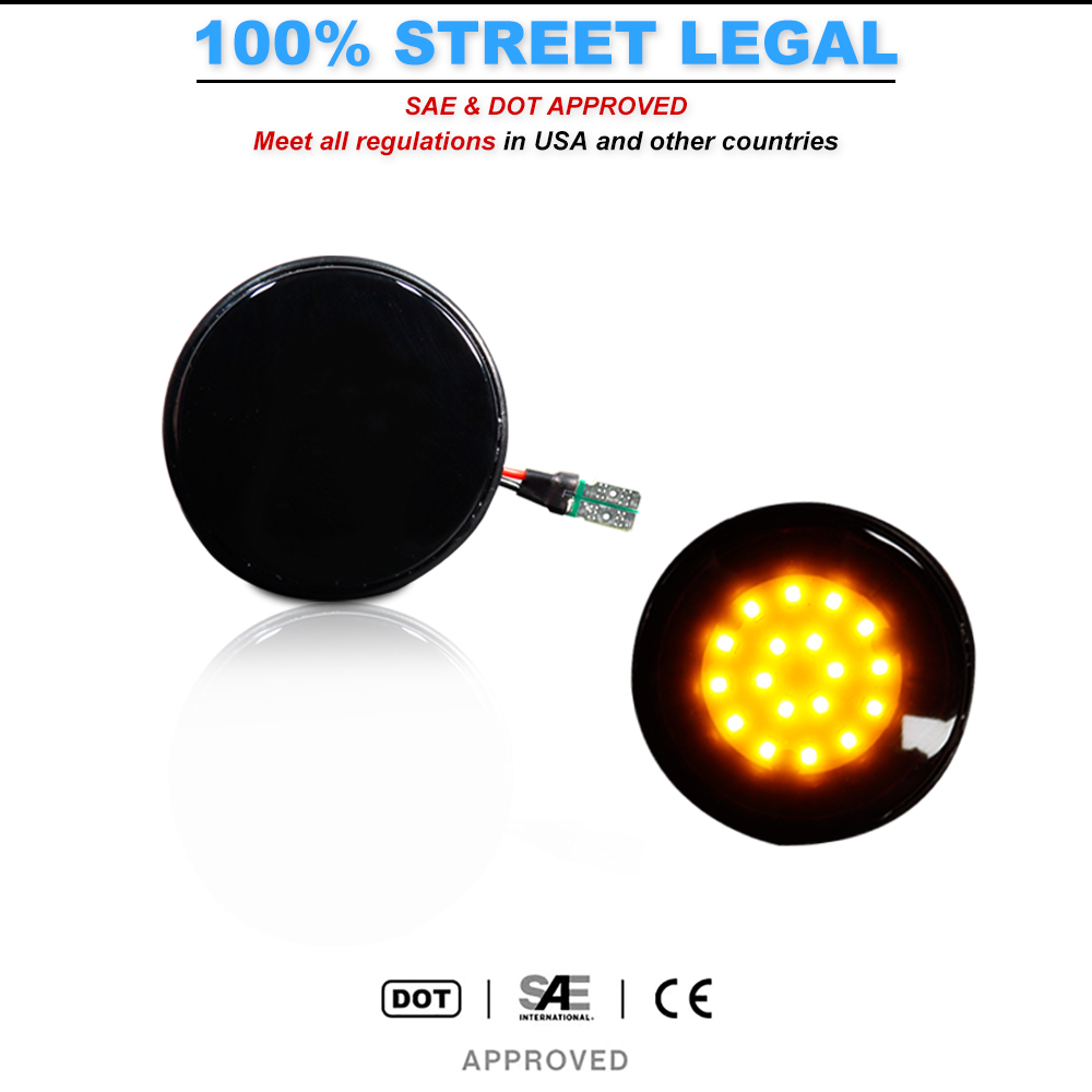 2 szt. iJDM LED Przednie Świat – Signal Panel Orange recenzja i cena