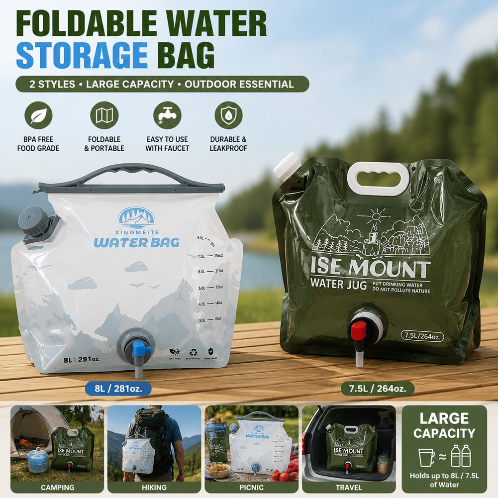 8L Duży składany pojemnik na w – Water Bag Collapsible recenzja i cena