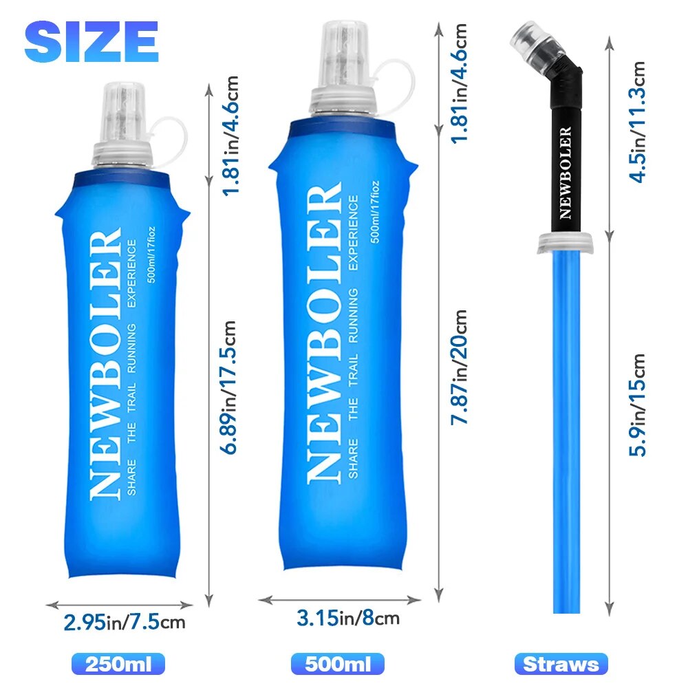 NEWBOLER 250ml 500ml butelka n – Water Bag Collapsible recenzja i cena