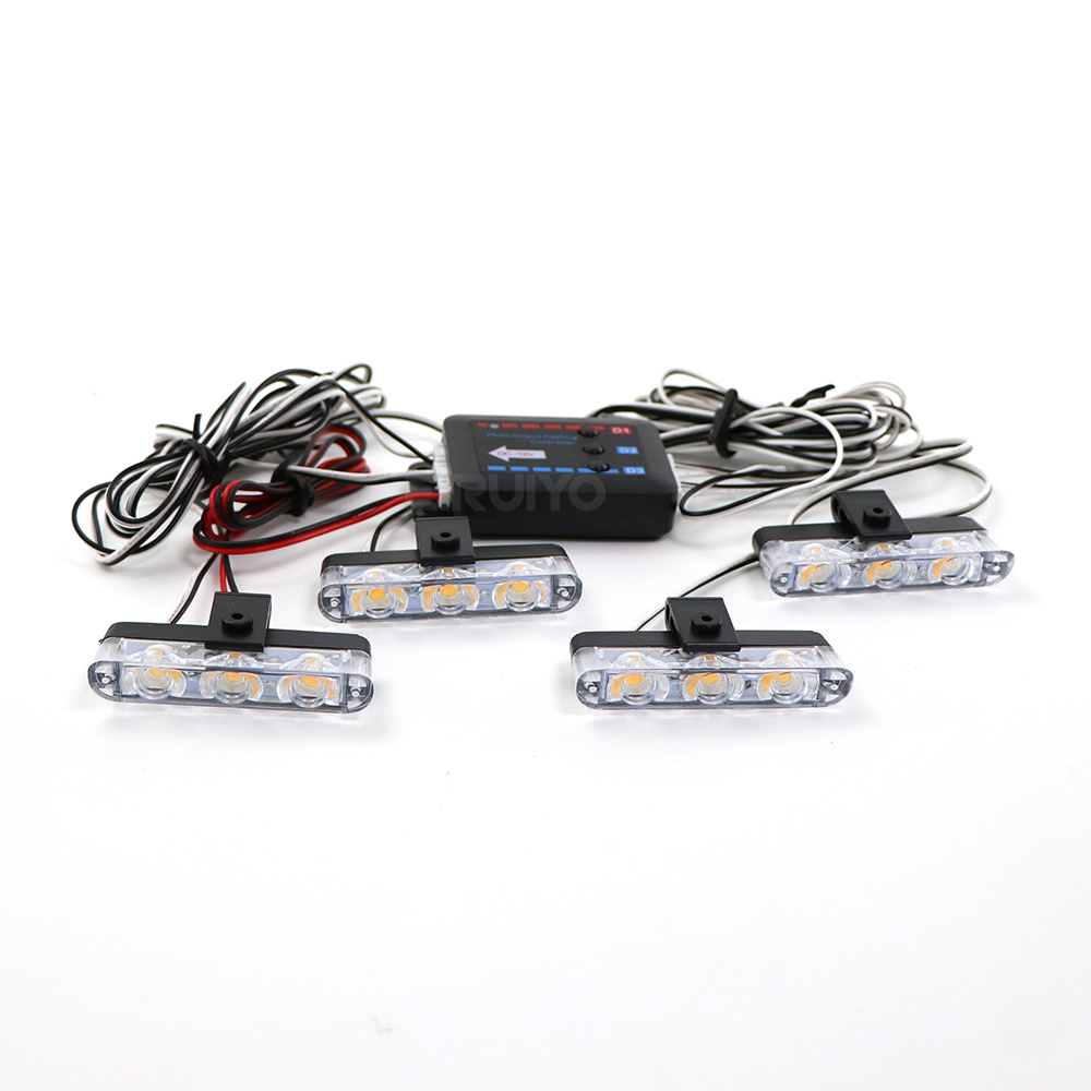 4x 3 LED Grill Samochodowa Lam – Sos Light Strobe recenzja i cena